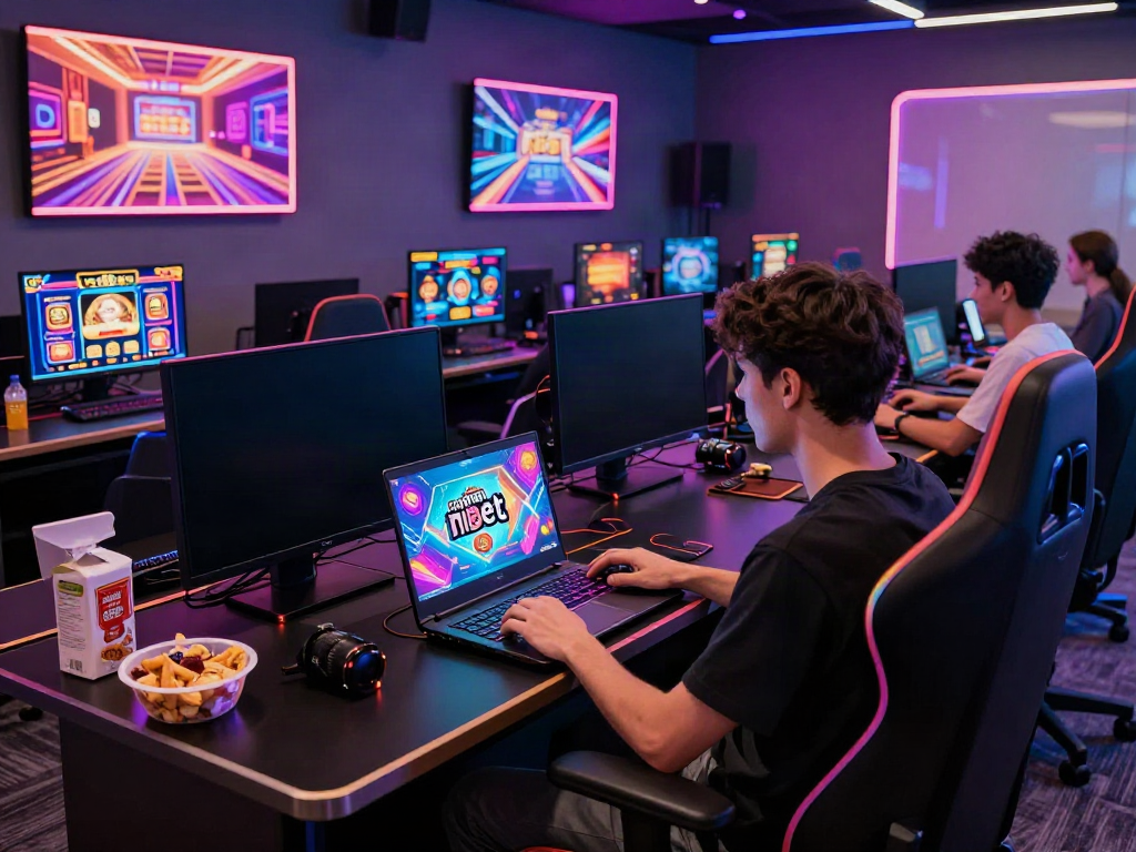 Cổng game nbet gaming experience with vibrant visuals and player interaction.