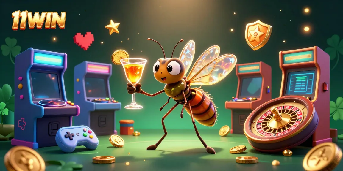 Engage in thrilling casino action with 11WIN's vibrant 3D characters and game elements.