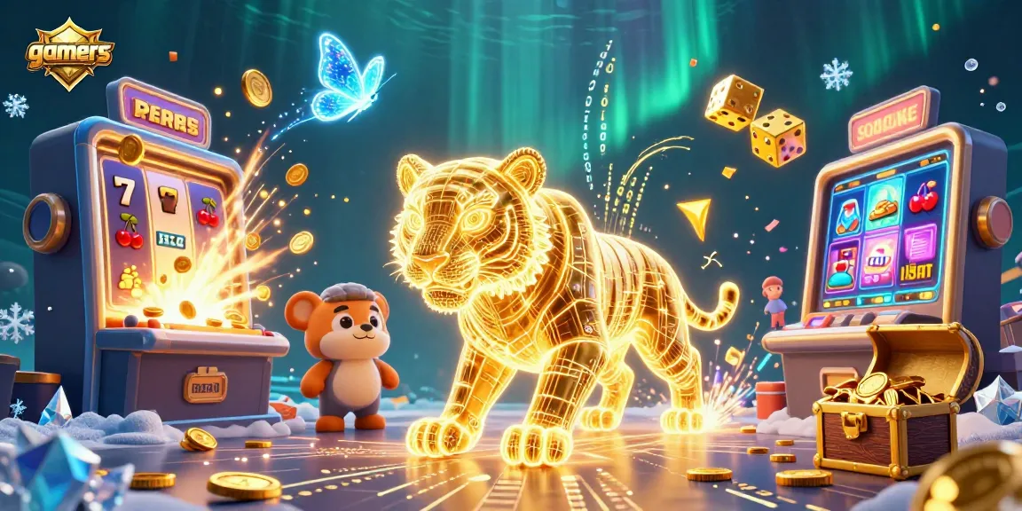 Gamers erleben aufregende Jackpot-Explosionen in einem digitalen Casino mit einem leuchtenden Tiger.
